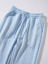 Men's Cable Knit Sweater and Jogger Pants Set
