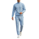 Men's Cable Knit Sweater and Jogger Pants Set