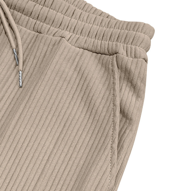 Men's Ribbed Knit Sweater and Jogger Pants Set