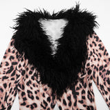 Women's Leopard Print Two Piece Set