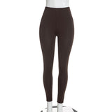 Women's Draped Crop Top and Leggings Two Piece Set
