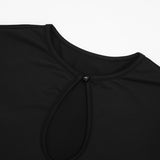 Women's Long Sleeve Cutout Bodycon Mini Dress