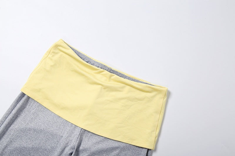 Women's Two Piece Raglan Top and Flared Pants Set