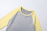 Women's Two Piece Raglan Top and Flared Pants Set