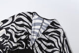 Women's Printed Long Sleeve Maxi Dress