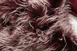 Women's Faux Fur Trim Long Sleeve Top and Mini Skirt Set