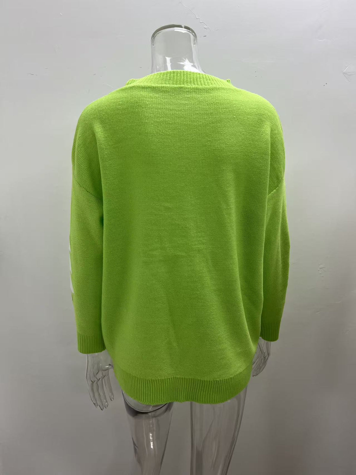Women's Christmas Tree Sweater with Long Sleeves