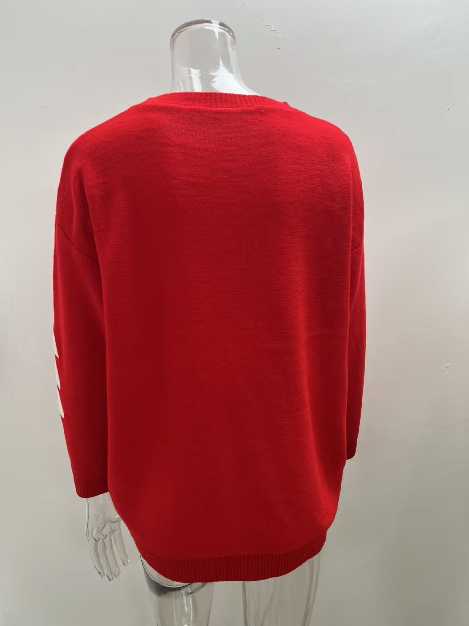 Women's Christmas Tree Sweater with Long Sleeves