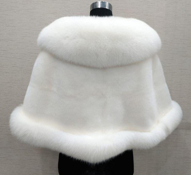 Women's Luxury  Coat with Oversized Collar