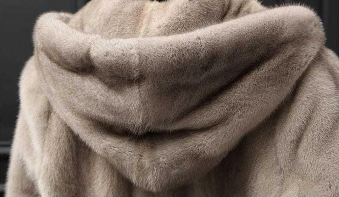 Women's Long   Coat with Hood and Elegant