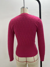 Women's Cable Knit Sweater with Long Sleeves