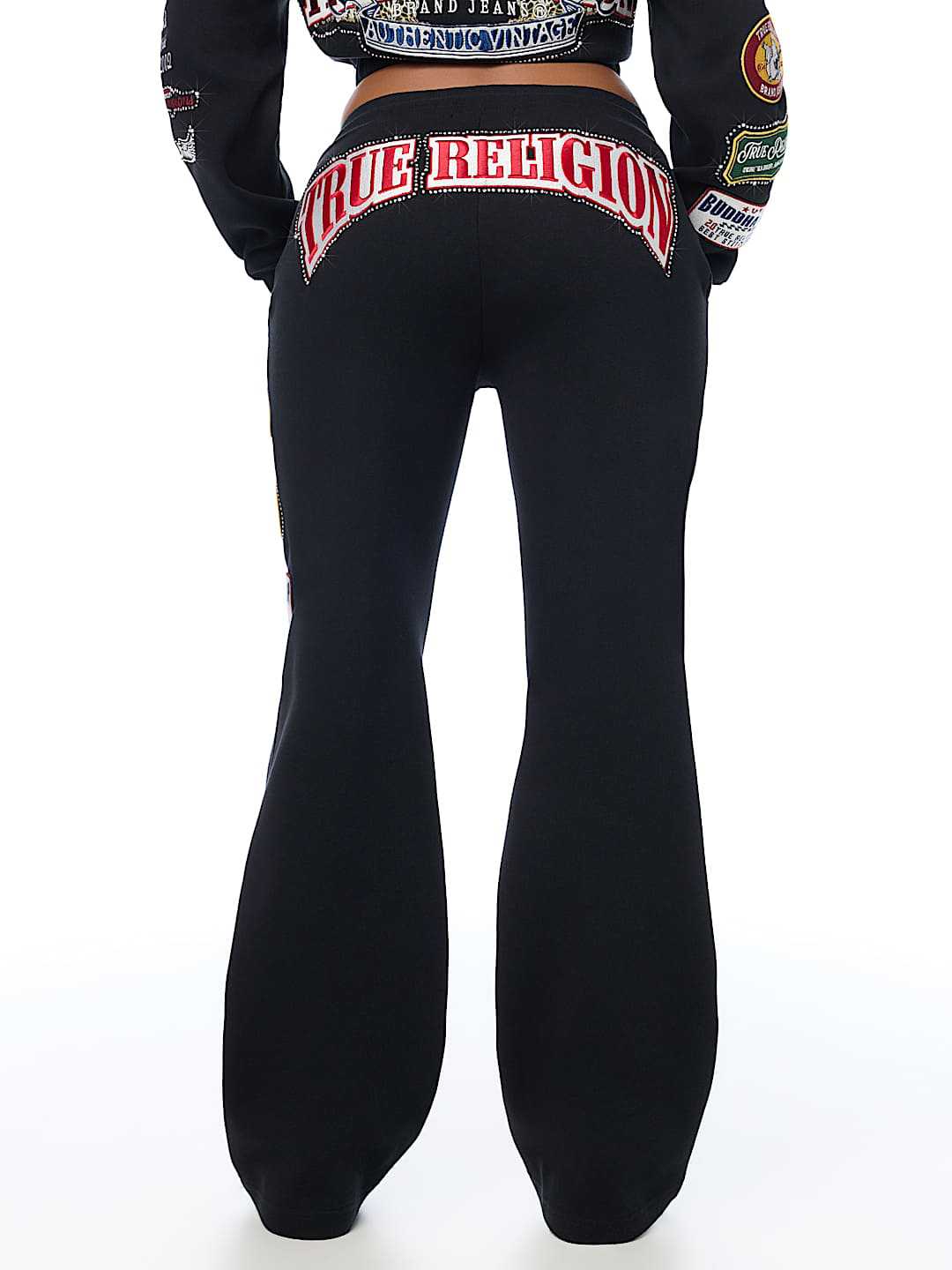 Women's Graphic Zip-Up Hoodie and Wide-Leg Pants Set