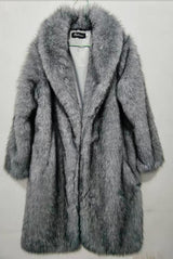 Women's Luxury   Coat with Oversized Collar