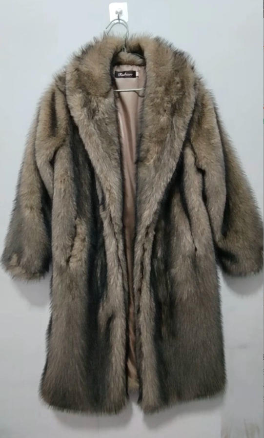 Women's Luxury   Coat with Oversized Collar