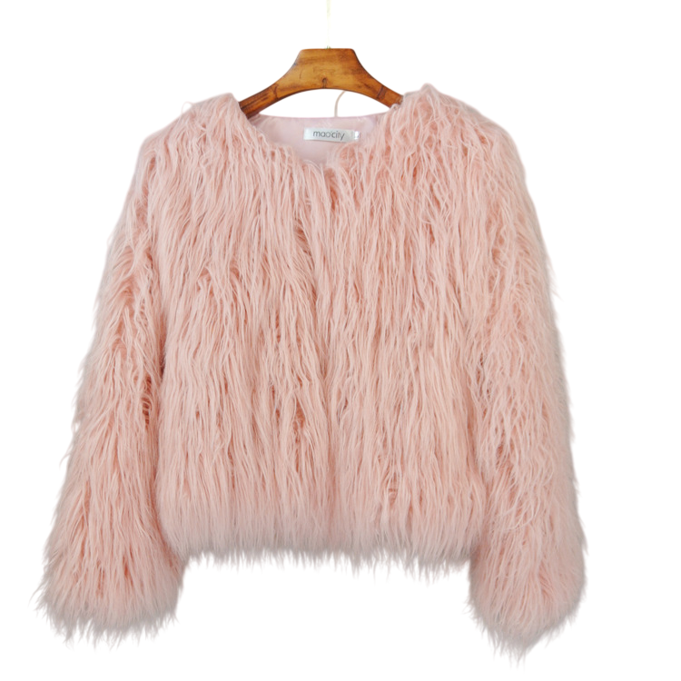 Women's Faux Fur Cropped Jacket