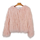 Women's Faux Fur Cropped Jacket