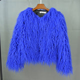 Women's Faux Fur Cropped Jacket