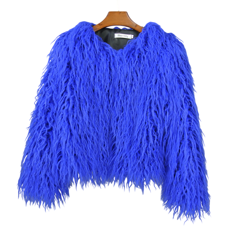 Women's Faux Fur Cropped Jacket
