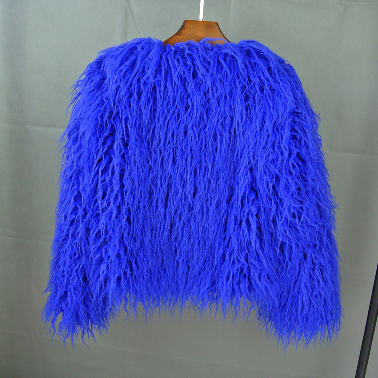 Women's Faux Fur Cropped Jacket