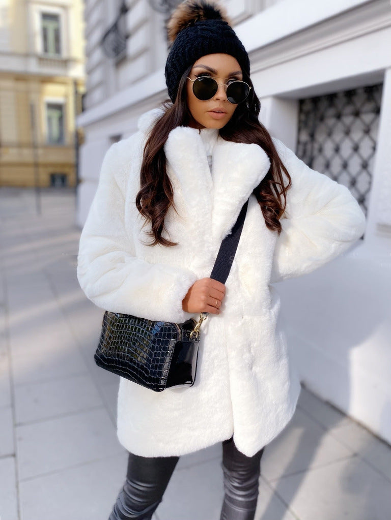 Women's Faux Fur Winter Coat