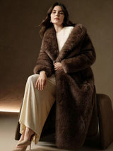 Women's Long Faux Fur Coat