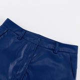 Women's High-Waisted Faux Leather Pants