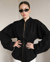 Women's Oversized Zip-Up Jacket