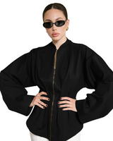 Women's Oversized Zip-Up Jacket