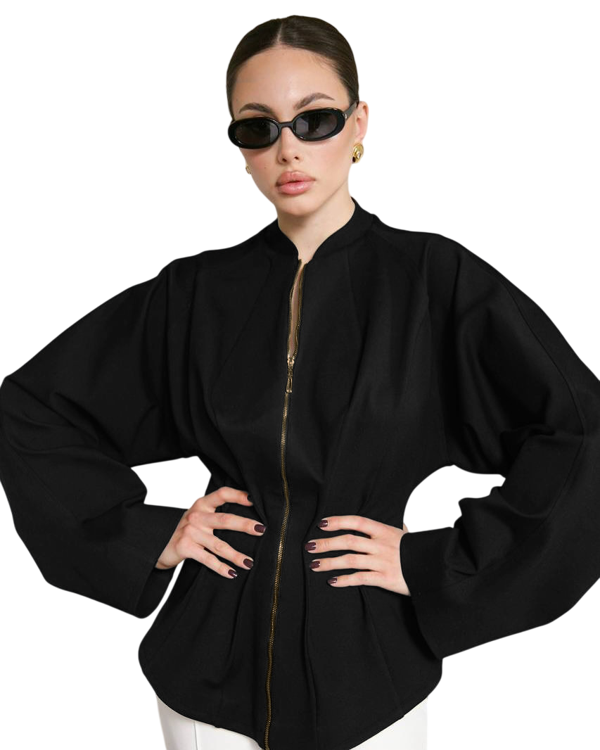 Women's Oversized Zip-Up Jacket
