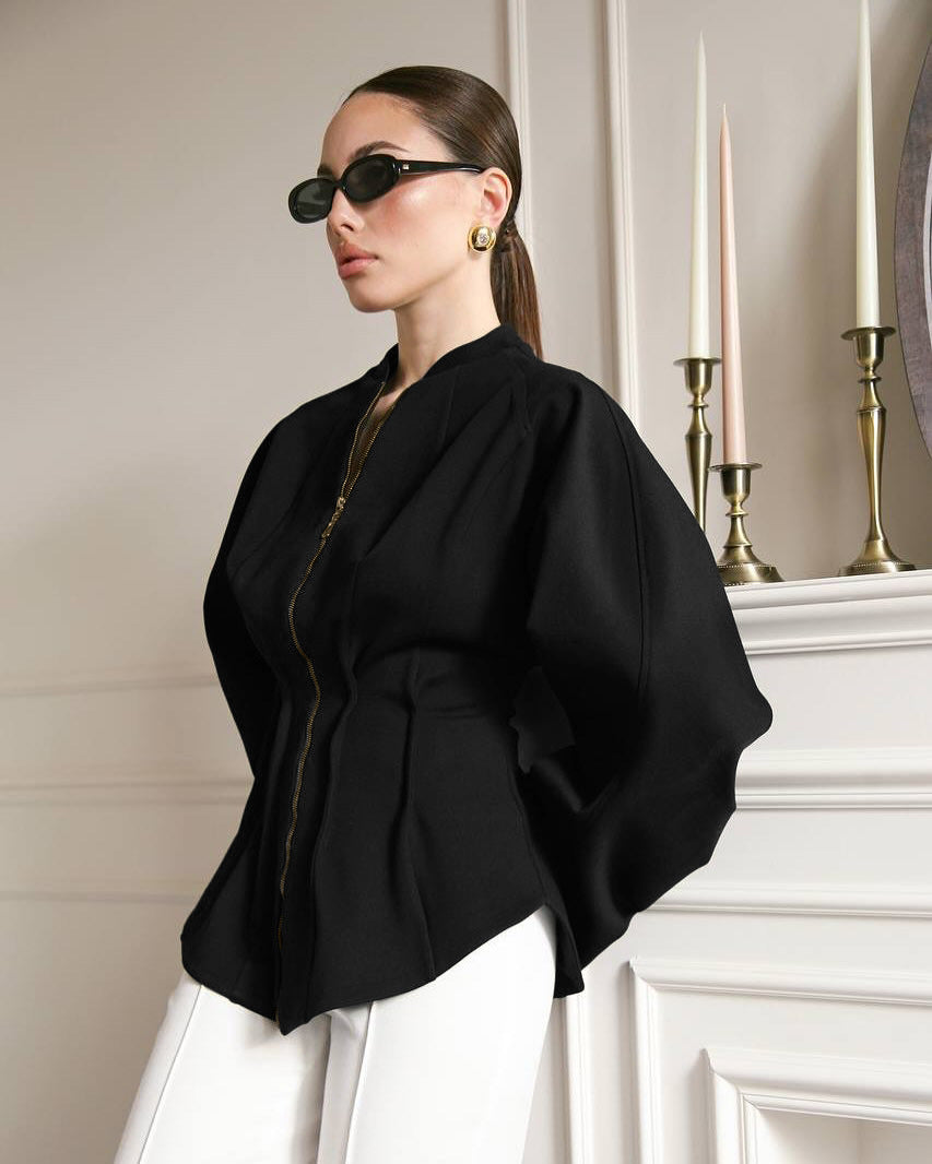 Women's Oversized Zip-Up Jacket