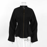 Women's Oversized Zip-Up Jacket
