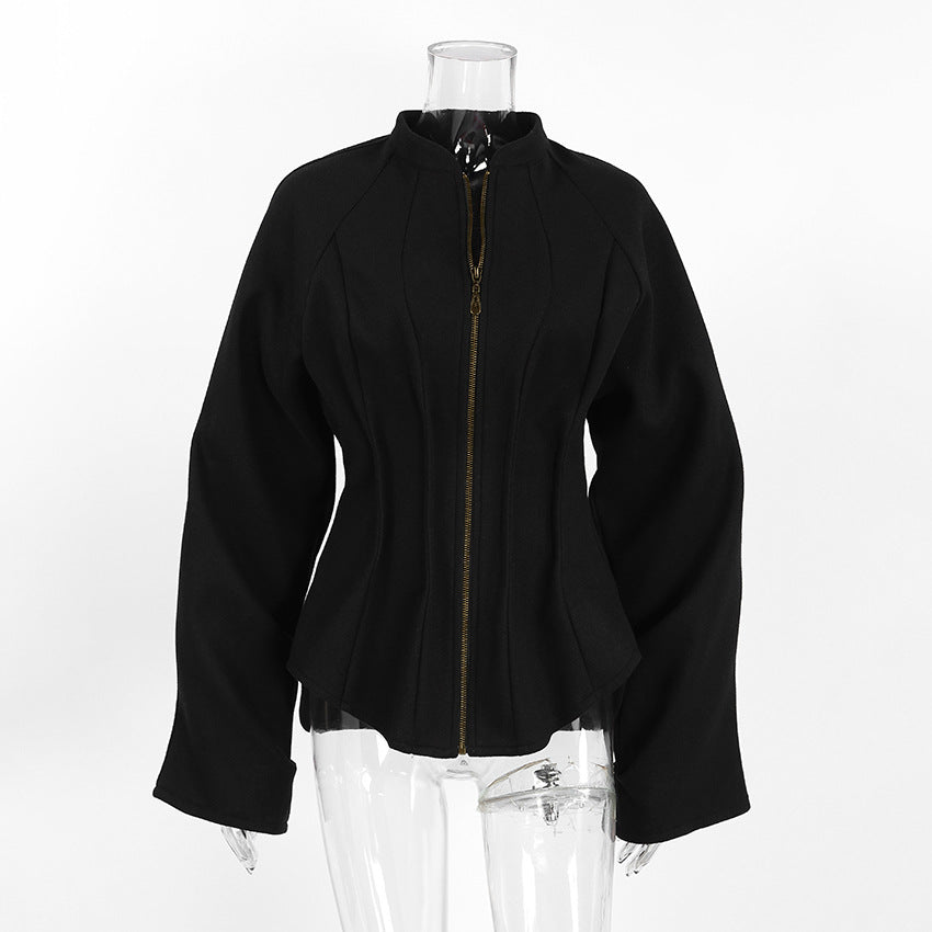 Women's Oversized Zip-Up Jacket
