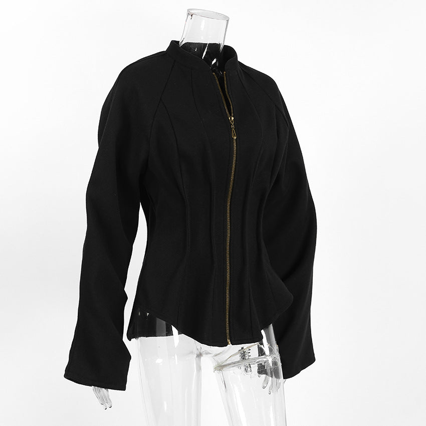 Women's Oversized Zip-Up Jacket