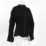 Women's Oversized Zip-Up Jacket