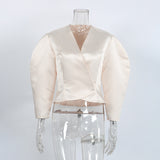 Elegant Wrap Blazer Jacket for Women