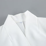 Elegant Single Button Blazer Jacket