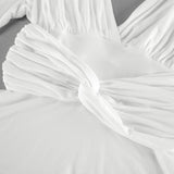 Women's Deep V-Neck Twist Front Top