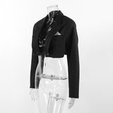 Women's Cropped Blazer Jacket