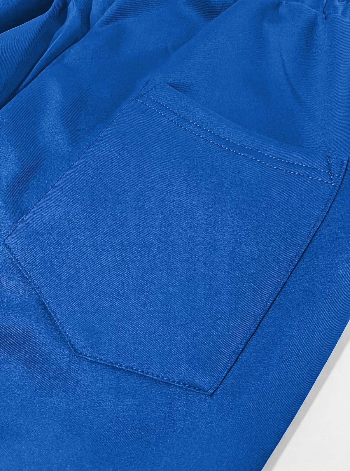 Men's Color Block Drawstring Track Pants
