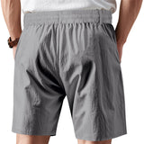 Men's Casual Elastic Waist Drawstring Shorts