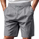 Men's Casual Elastic Waist Drawstring Shorts