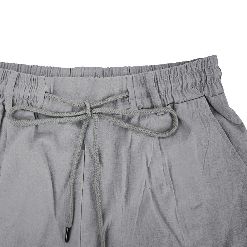 Men's Casual Elastic Waist Drawstring Shorts