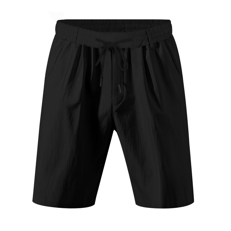 Men's Casual Elastic Waist Drawstring Shorts