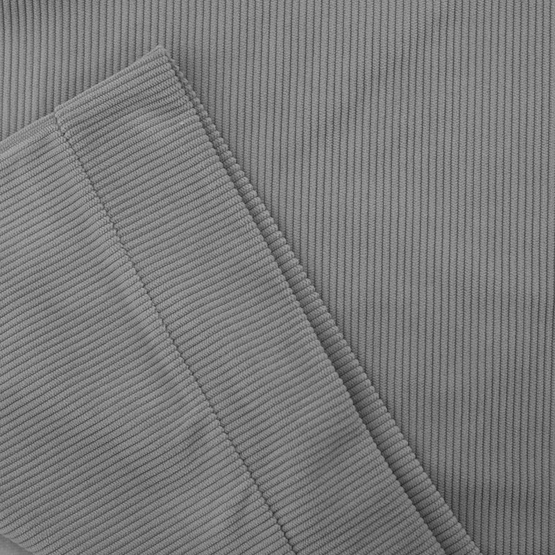 Men's Ribbed Henley Neck Long Sleeve Top