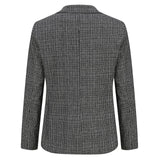 Men's Double Breasted Tweed Blazer