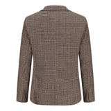 Men's Double Breasted Tweed Blazer