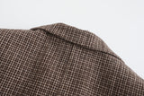 Men's Double Breasted Tweed Blazer