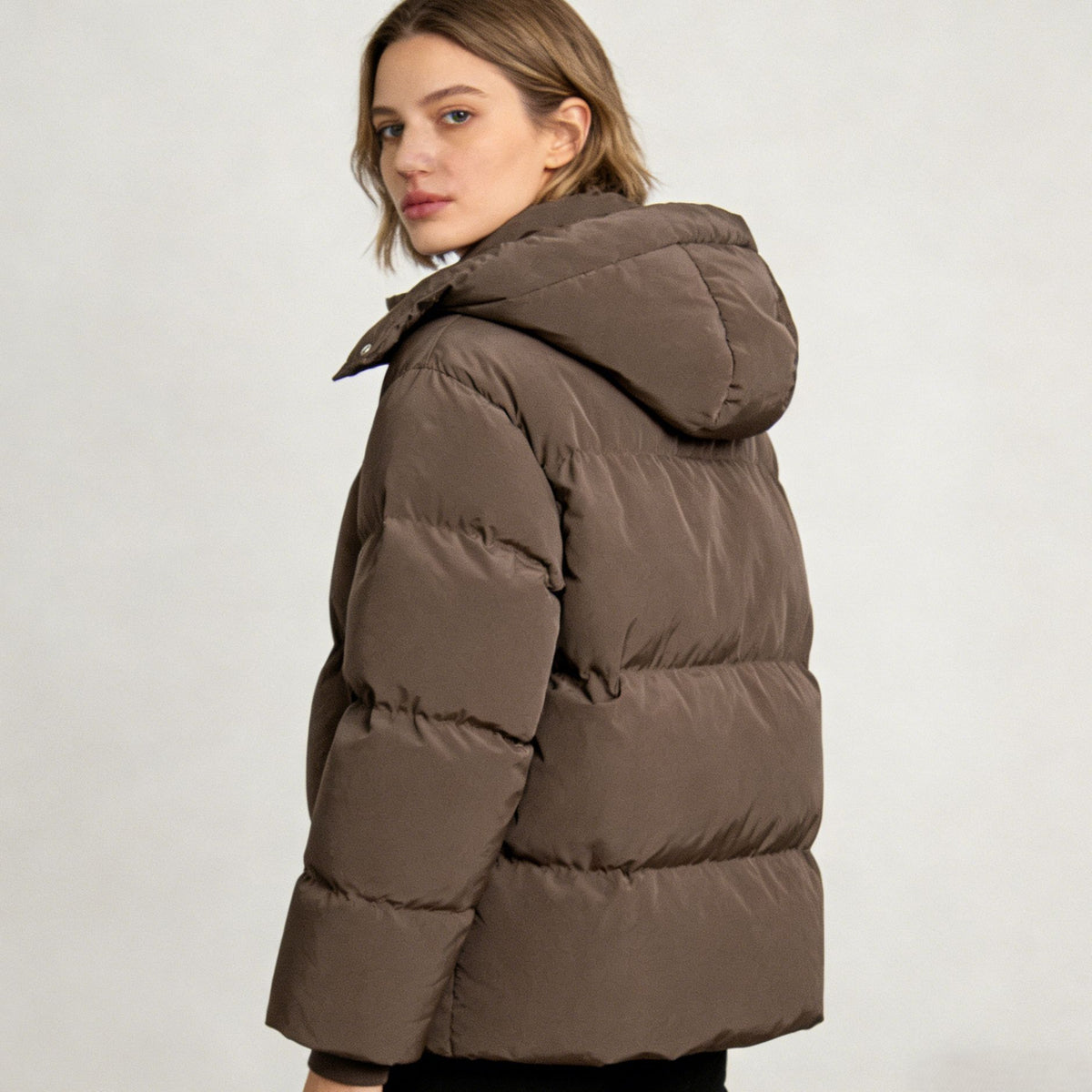 Women's Hooded Puffer Winter Coat