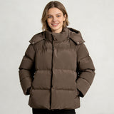 Women's Hooded Puffer Winter Coat