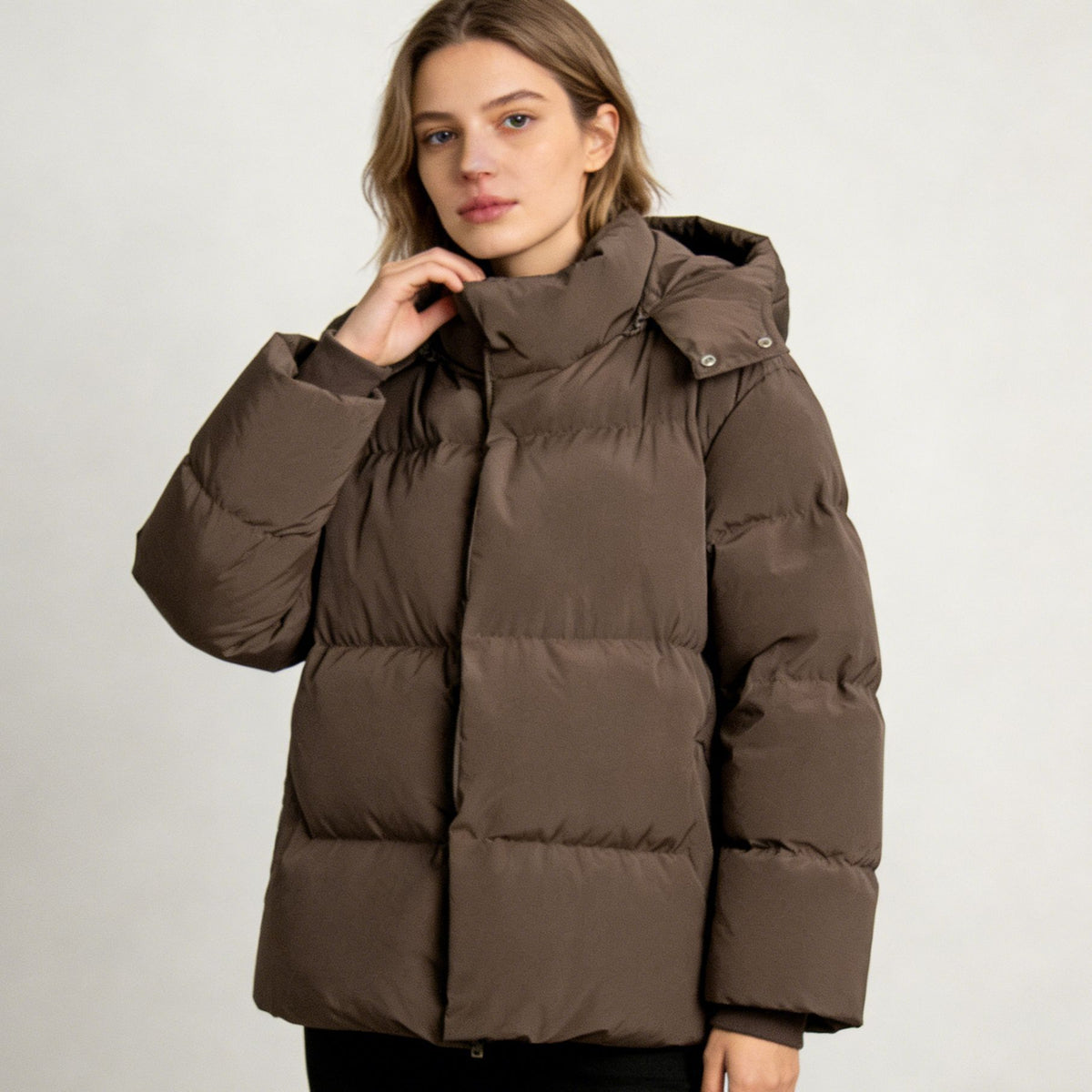 Women's Hooded Puffer Winter Coat